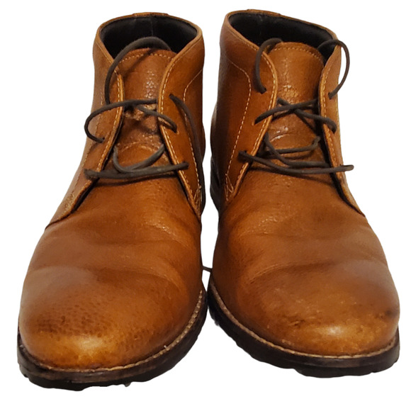 Cole Haan Brown Pebbled Leather Mens Lace Up Ankle Boots Size 11 M main image 6